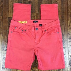 J. Crew Toothpick Jeans Super Skinny Pants 77088